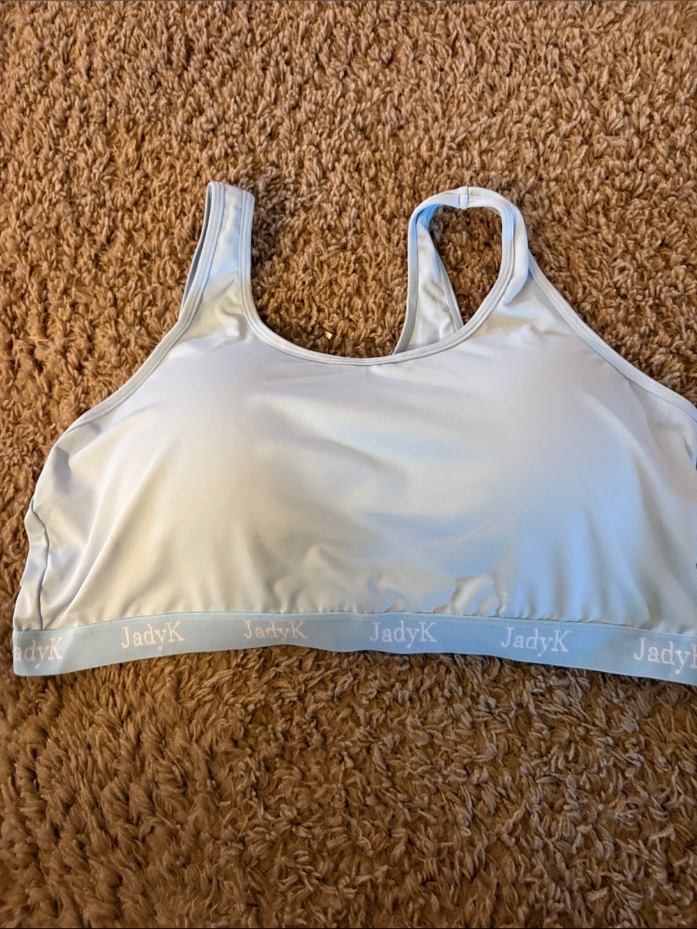 JadyK Light Blue Seamless Sports Bralette